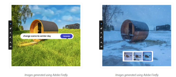 Adobe发布生成式AI工具Firefly:人工智能帮你做图 Adobe发布生成式AI工具Firefly:人工智能帮你做图